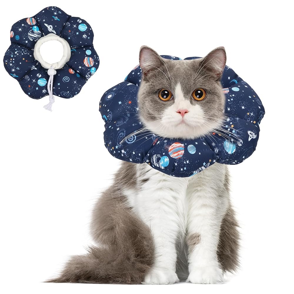 ComSaf collar suave y ajustable para comodidad diaria del gato.