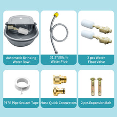 COMVIEE 304 stainless steel waterer, durable livestock hydration solution.