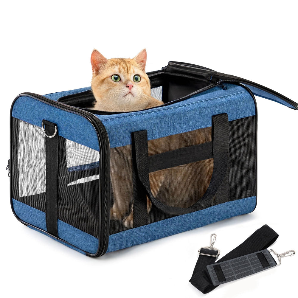 Conlun cat carrier airline-approved design for hassle-free travel with pets.