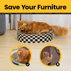 Conlun enclosed-bottom design helps contain loose cardboard and prevent mess.