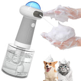 Coocake electric dog shampoo dispenser front view for mess-free baths.