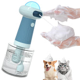 Coocake Electric Dog Shampoo Dispenser front view for easy bath prep.