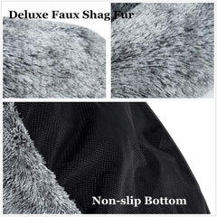 Coohom donut cuddler bed anti-slip bottom keeps the bed in place