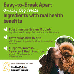 CookiePal treats ingredients highlight chia and pumpkin for digestive-friendly nutrition.