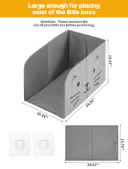 Coorganisers enclosure includes two hooks for scoop storage beside the box.