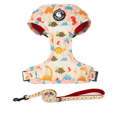 COOWONE dog harness pattern front shows vibrant design for stylish daily walks