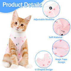 Coppthinktu cat recovery suit size chart helps find the perfect fit for kittens and adults