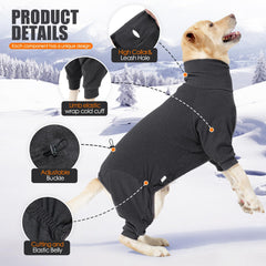 Coppthinktu Dog Sweater Flexible Fit allows comfortable movement.