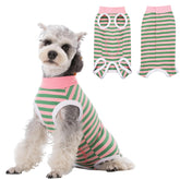 Coppthinktu Recovery Suit for Dogs with row-buttons design for quick, secure wearing