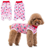 Coppthinktu: traje de recuperación para perro con cierre de espalda, cómodo y seguro.