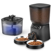 CORGOTE automatic cat feeder front view showing easy-access dispensing for busy households.