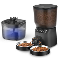 CORGOTE automatic cat feeder front view showing easy-access dispensing for busy households.
