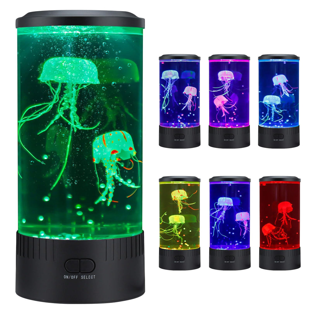 Cosney Jellyfish Lamp color cycle creates calming ambience for evenings