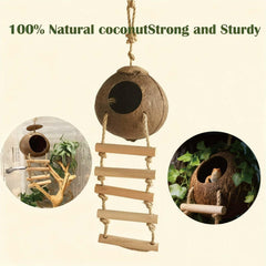COSOC Leopard Gecko Hammock offers soft seagrass support for lounging