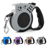 COSOWO retractable dog leash 16ft hero image demonstrates ergonomic grip for comfortable long walks.