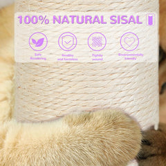 COUNER cat scratching post indoor all cats suitable for adult and kitten play.