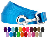 Correa de nylon Country Brook Petz en color Azul Hielo para paseos diarios con agarre cómodo.