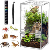 CourtyardAid jaula araña acrílico con visión 360 grados para observar saltos.