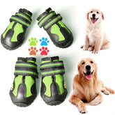 CovertSafe& dog boots non-slip outsole for outdoor grip in grey-green.