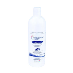 Covetrus CeraSoothe CHX+KET shampoo bottle helps calm irritated skin