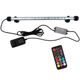 COVOART 15-inch LED aquarium light, full-spectrum 21-LED array for vivid tank colors
