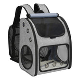 COVONO expandable-pet-carrier-backpack front-entrance for easy loading of cats or small dogs