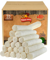 Cowdog Chews Retriever Roll 9-10 inch in action for long-lasting chew sessions