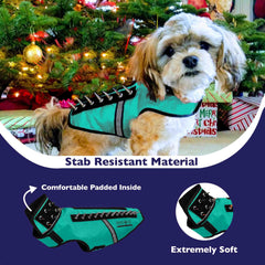 CoyoteVest SpikeVest side view highlights adjustable velcro belts for secure fit