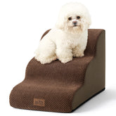 COZY KISS dog stairs curve foam closeup shows soft support for small dogs during climbs