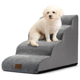 COZY KISS dog stairs curved design helps small pets reach sofas with comfort