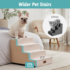 COZY KISS non slip base keeps stairs steady during use.