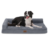 COZY KISS orthopedic bed front view shows sturdy foam support for large dogs