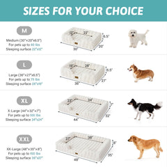 COZY KISS orthopedic dog bed foam-core close-up showing high-density support.