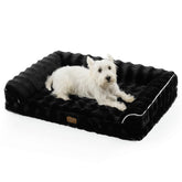 COZY KISS orthopedic dog bed with foam core offers even weight distribution for joints.