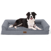 COZY KISS orthopedic dog bed large front view with supportive foam for joints.