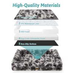 COZY KISS orthopedic dog bed XL removable washable cover in use