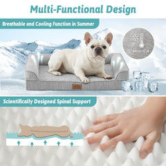COZY KISS orthopedic foam support close-up shows joint-friendly comfort.