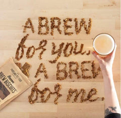 Crafted by Humans Brew Biscuit Crunchy Bite highlights a satisfying crunch for dogs.