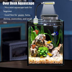 Craftsboys hang-on-back filter shows adjustable water flow