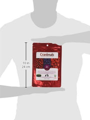 Cranimals VeryBerry powder on dog dish for easy daily sprinkling