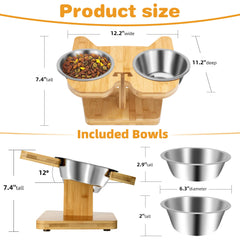 CREHNIL stainless steel dog bowls are durable and easy to clean
