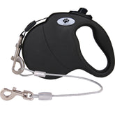 CROWN PAWS chew-proof 16ft leash shown for large dogs with extender wire for durability.