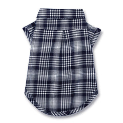 CtilFelix dog shirt plaid blue XL back view ready for daily adventures