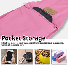 CUBY pink Classic sling carrier pocketed design showing storage for essentials