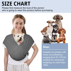 Cuby front-facing sling provides comfortable chest carry