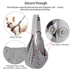 CUBY hands-free sling with adjustable strap for comfortable versatile wear