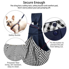 Cuby soft pouch closeup reveals breathable cotton interior for pet comfort