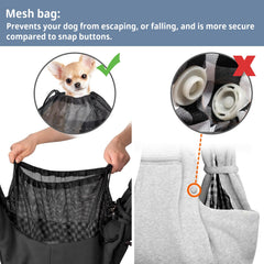 Cuby sling carrier soft-breathable fabric keeps small pets comfortable.