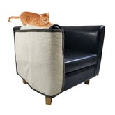 Cudmia couch scratchpad left wrap protects sofa corner with wrapped sisal surface.