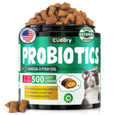 Cudory Cat Probiotics chews outside crunchy shell for gentle digestion support.